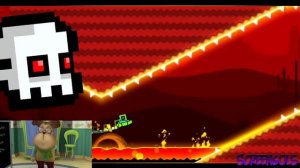 Гена не смог пройти Press Start в Geometry dash Subzero! Барбоскины Геометри Даш Geometry Dash