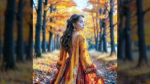 Гуляет осень в тишине