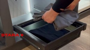 Корзина Starax для одежды выдвижная