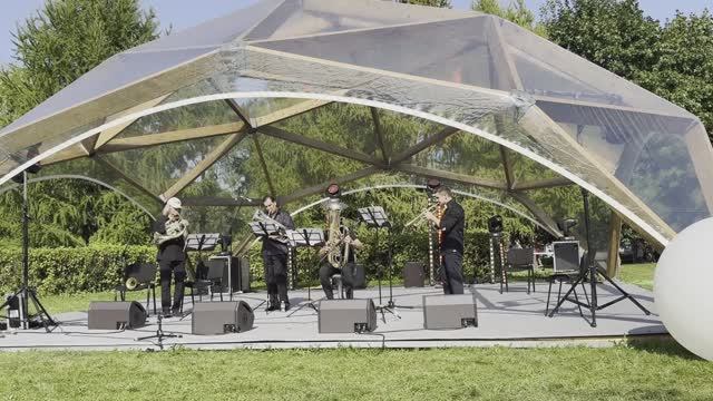 Аркадий Шилклопер - "Фанфары" и "Лёгкий Блюз" в исполнении медного духового квартета "Брасс Пульс"