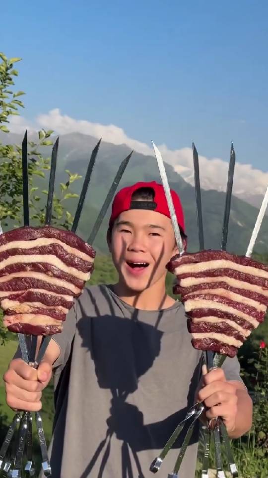 Узбекский шашлык Бешпанджа🔥