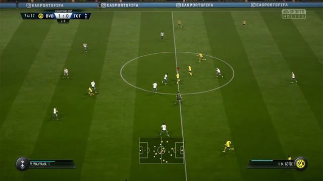 Карьера в Fifa 17 - Дортмундская Боруссия - 1/8 Лиги Чемпионов против Тотенхема #4 смотреть онлайн
