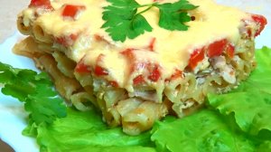 МАКАРОНЫ больше НЕ ВАРЮ. Бомбическая Запеканка из Макарон и Курицы НА УЖИН