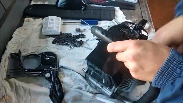 Подготовка и обслуживание бензопилы Интерскол к первому запуску смотреть онлайн