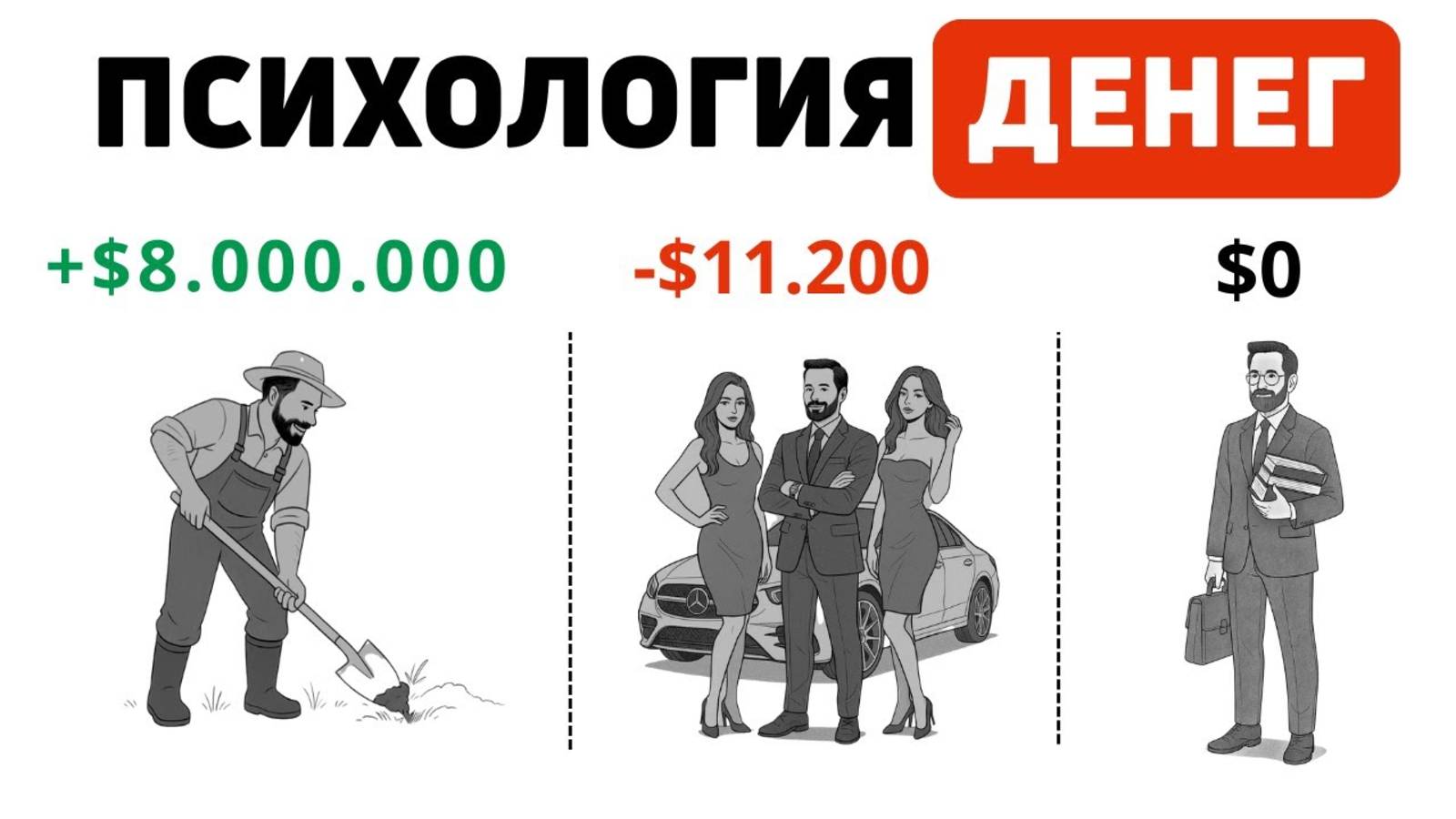 [ПОЛНЫЙ ОБЗОР] Психология денег + как ее использовать для финансового благополучия