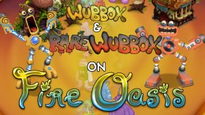 Фанатский Редкий и Обычный КОРОБАС на Огненном Оазисе в My Singing Monsters (Мои Поющие Монстры,Msm)