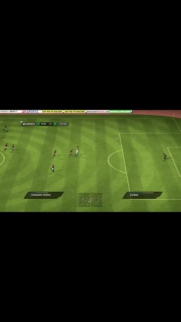 Красивый Гол ФернандоТорреса Роме в Лиге Чемпионов #футбол #pes #football #fifa10 смотреть онлайн