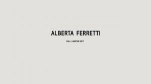 Показ женской коллекции Alberta Ferretti осень-зима 2017