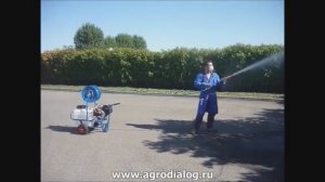 Бензиновый опрыскиватель на колесах с баком на 50 литров