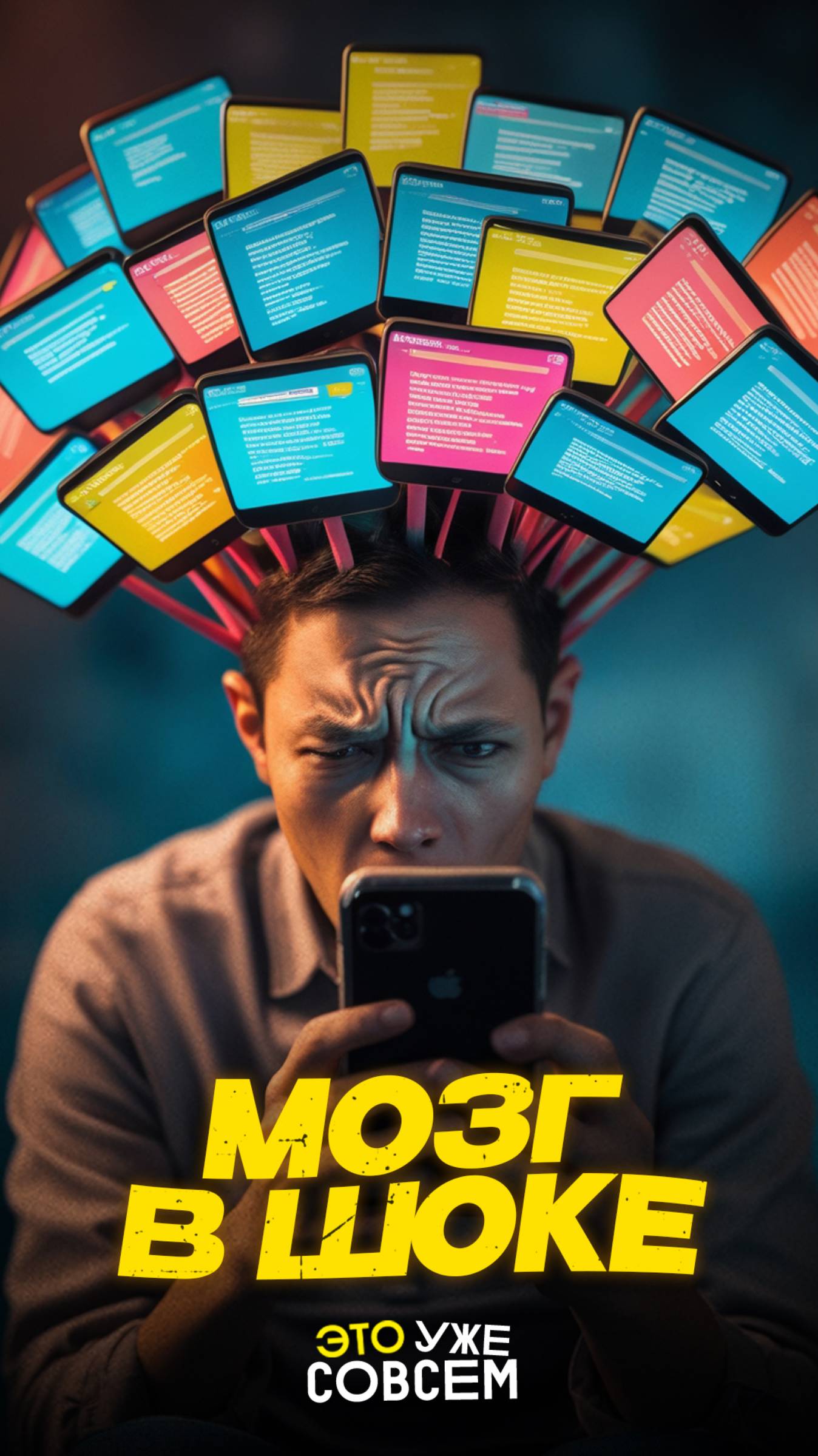 Мозг в шоке от уведомлений | Это уже совсем #Зависимость #Смартфоны #Здоровье