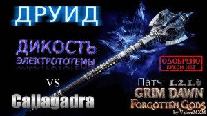 ДРУИД Дикость и Электрототемы: Очень эффективный БИЛД Патч 1.2.1.6 Grim Dawn