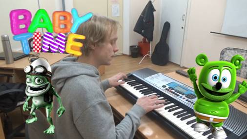 BABY TIME детские песни на фортепиано Bridge TV. смотреть онлайн