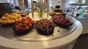 Тунис Хаммамет.Завтрак в отеле Bel Azur  .Красивый пляж 🌴 Тёплое бушующее море  🌊