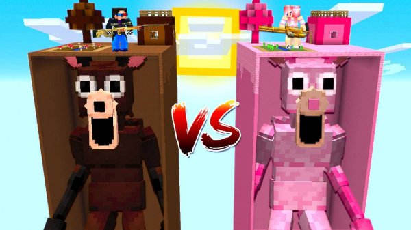 😱ЧАНК ОЛЕНЯ ПРОТИВ ЧАНК ОЛЕНИХИ 99 НОЧЕЙ В ЛЕСУ В МАЙНКРАФТ! ШЕДИ И ЛЕСКА MINECRAFT