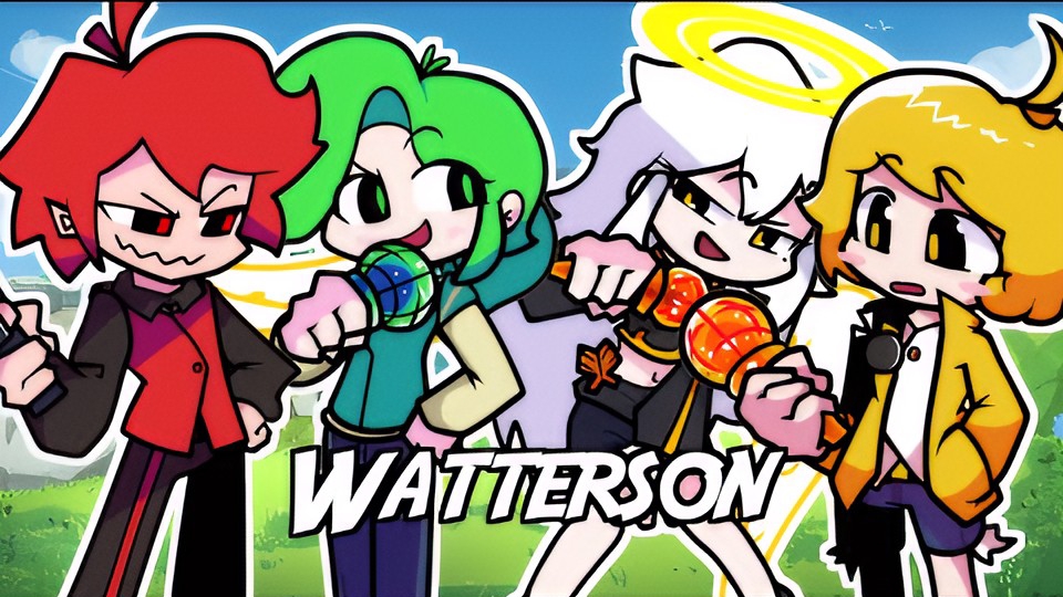 FNF Watterson But Robert & Mitori Vs Dillaw & Shiro Sings It