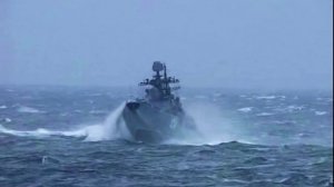 Адмирал Ушaков. Шторм. Съёмки с Борта Адмирал Кузнецов