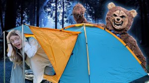 24 часа в ПАЛАТКЕ экстремальный Челлендж!