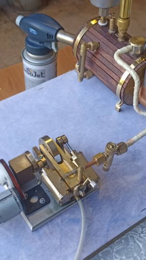 Паровик. Запуск от пара. Часть 8