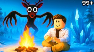 99 НОЧЕЙ в ЛЕСНОМ ЗИМНЕМ БИОМЕ в Роблокс!
