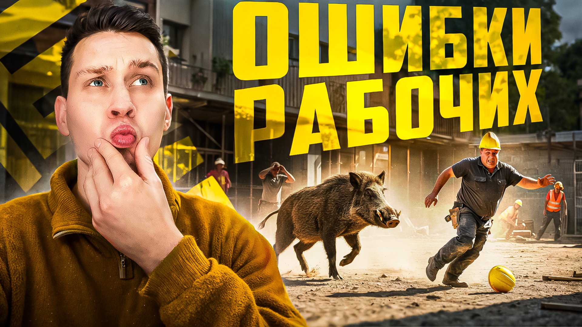 Самые нелепые ошибки рабочих, снятые на камеру смотреть онлайн