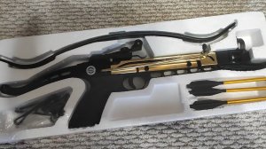 Обзор, распаковка арбалета-пистолета Remington Kite, R-APA-80 crossbow (36кгс) и натурные испытания