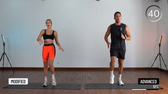 20 MIN INTENSE HIIT WORKOUT - ALL STANDING - Full Body, No Equipment, No Repeats смотреть онлайн