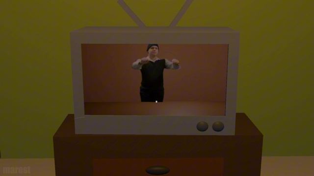 Шоу цыпы на телевизоре в Crazy Quails | Сумасшедшие перепёлки