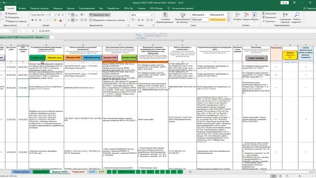 АОСР автоматизация ОЖР Реестр ИД