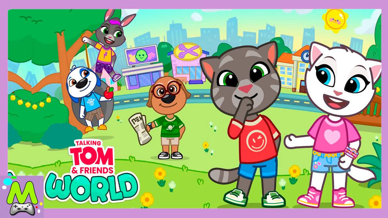 Мир Говорящего Тома.Создай Свою Историю в Игре.Новые Приключения Тома и его Друзей смотреть онлайн