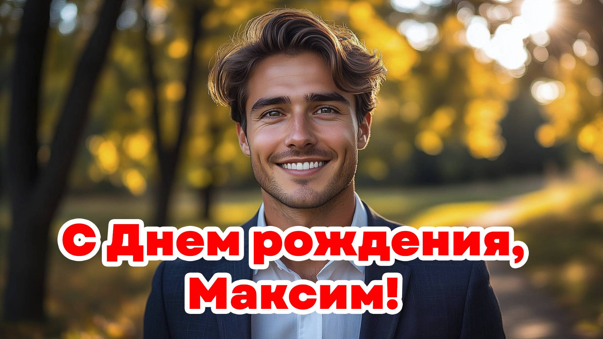 С Днем рождения, Максим!