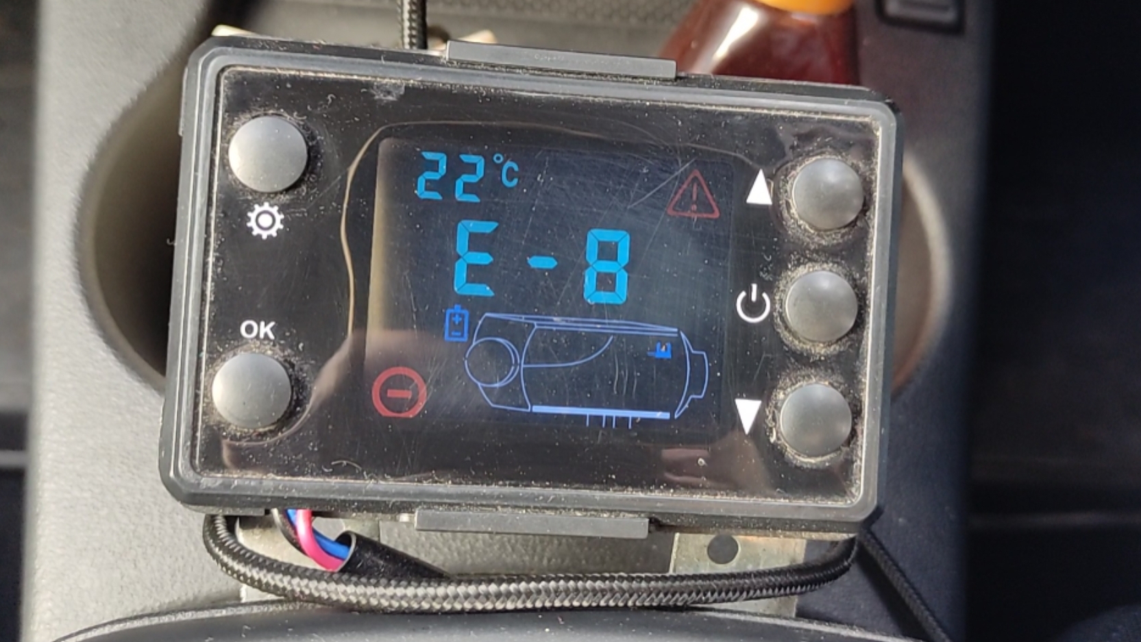 Ошибка Е-8 дизельная автономка, после дождя.