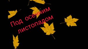 ПОД ОСЕННИМ ЛИСТОПАДОМ