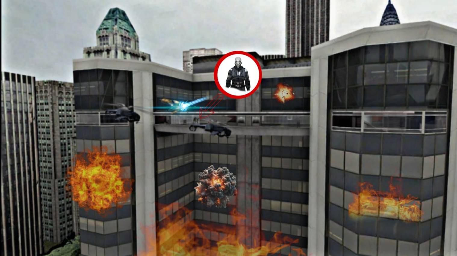 Комбайны захватили небоскрёб в Garry's Mod!