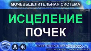 КОД ЗДОРОВЬЯ ПОЧЕК  Запуск Глубинного Восстановления Резонансный Саблиминал