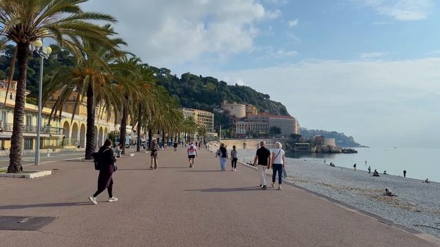 Франция. Прогулка по Ницце на Лазурном Берегу в формате 4К смотреть онлайн