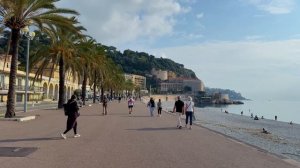 Франция. Прогулка по Ницце на Лазурном Берегу в формате 4К