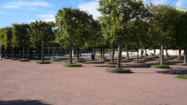 Верхний Сад Петергофа, летняя прогулка смотреть онлайн