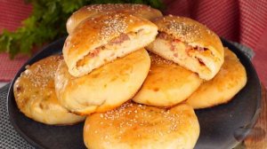 Закрытые бургеры. БУЛОЧКИ С МЯСОМ И ОВОЩАМИ