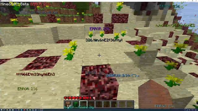 Играю в Minecraft Beta Error 236 (второй патч)