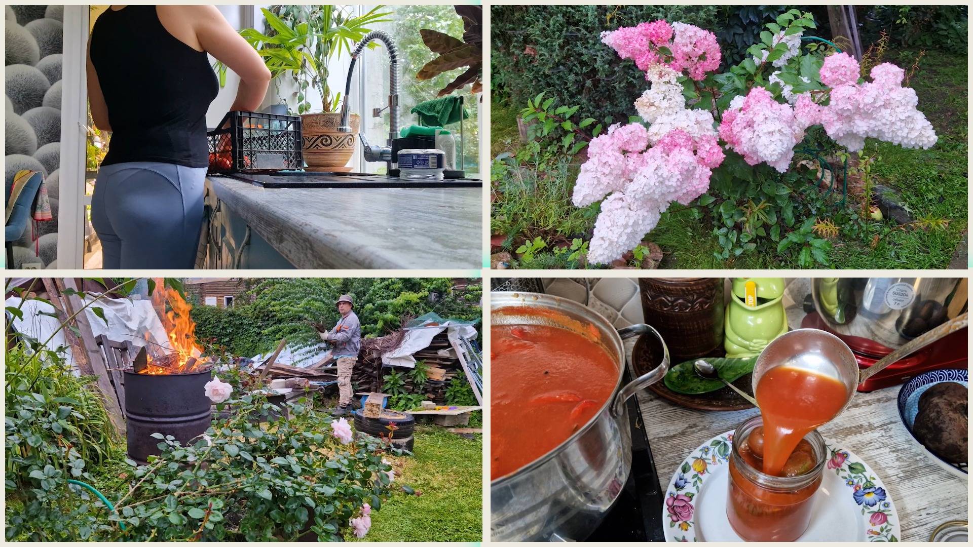 Томаты в собственном соку на зиму. Наконец-то разродился огурец! Огород смотреть онлайн