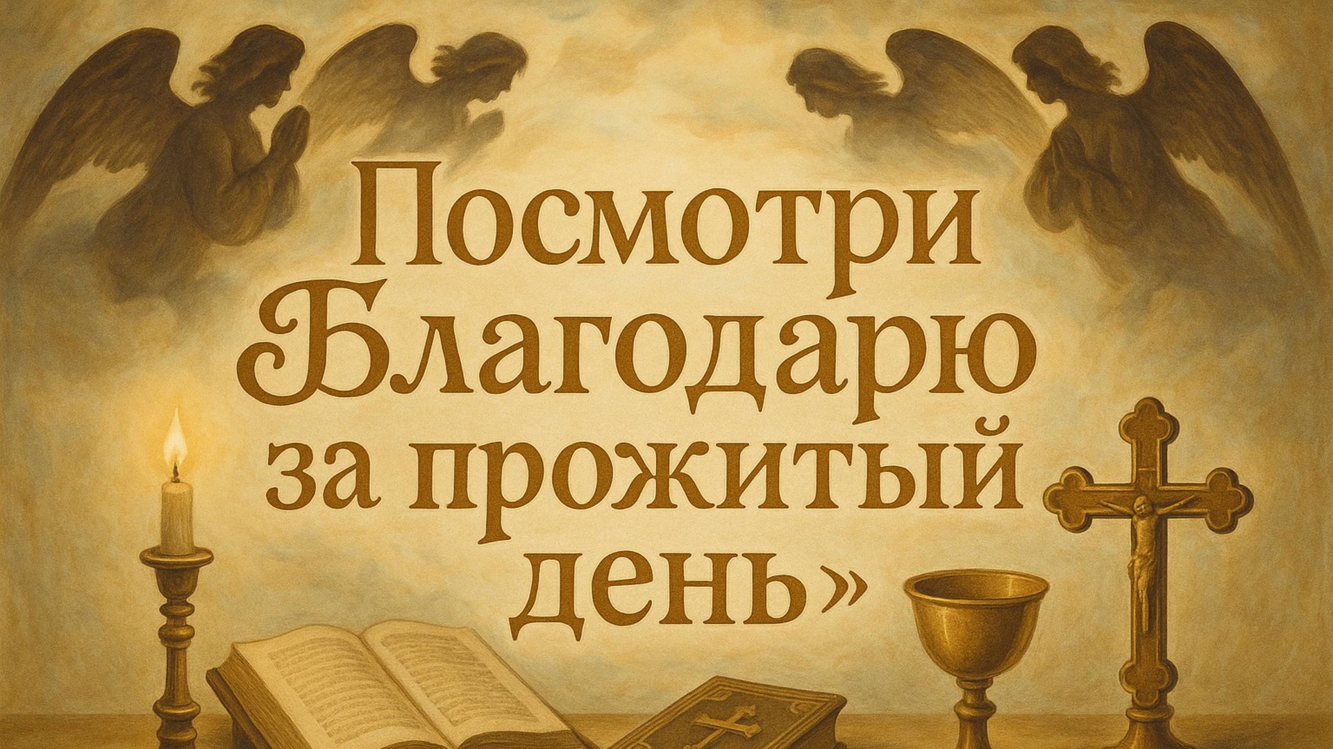 Посмотри «Благодарю за прожитый день» смотреть онлайн