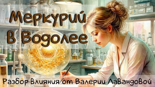 МЕРКУРИЙ/ Меркурий в Водолее - Транзит, Натал. Валерия Лавандова. смотреть онлайн