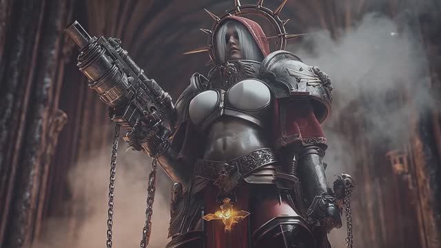 Adepta Sororitas\Warhammer 40K Cinematic\ Нейросеть