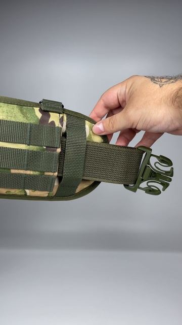 Пояс тактический Warbelt широкий 80см (Мультикам)