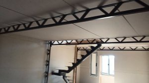 БарнХаус 7х 10 на Металокаркасе.  обзор дома.