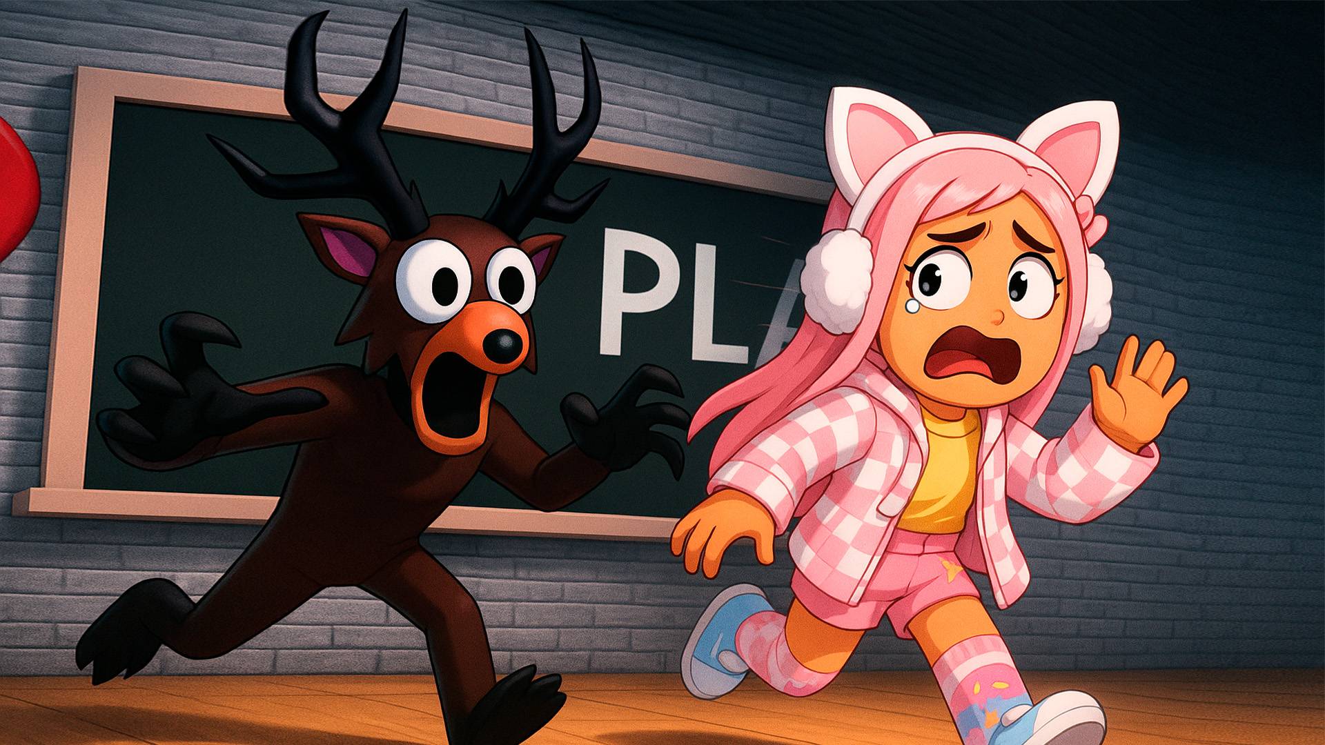 ПОБЕГ ИЗ ШКОЛЫ ЛОСЯША ИЗ 99 НОЧЕЙ В РОБЛОКС! RUN FROM 99 NIGHTS! (SCARY OBBY) смотреть онлайн