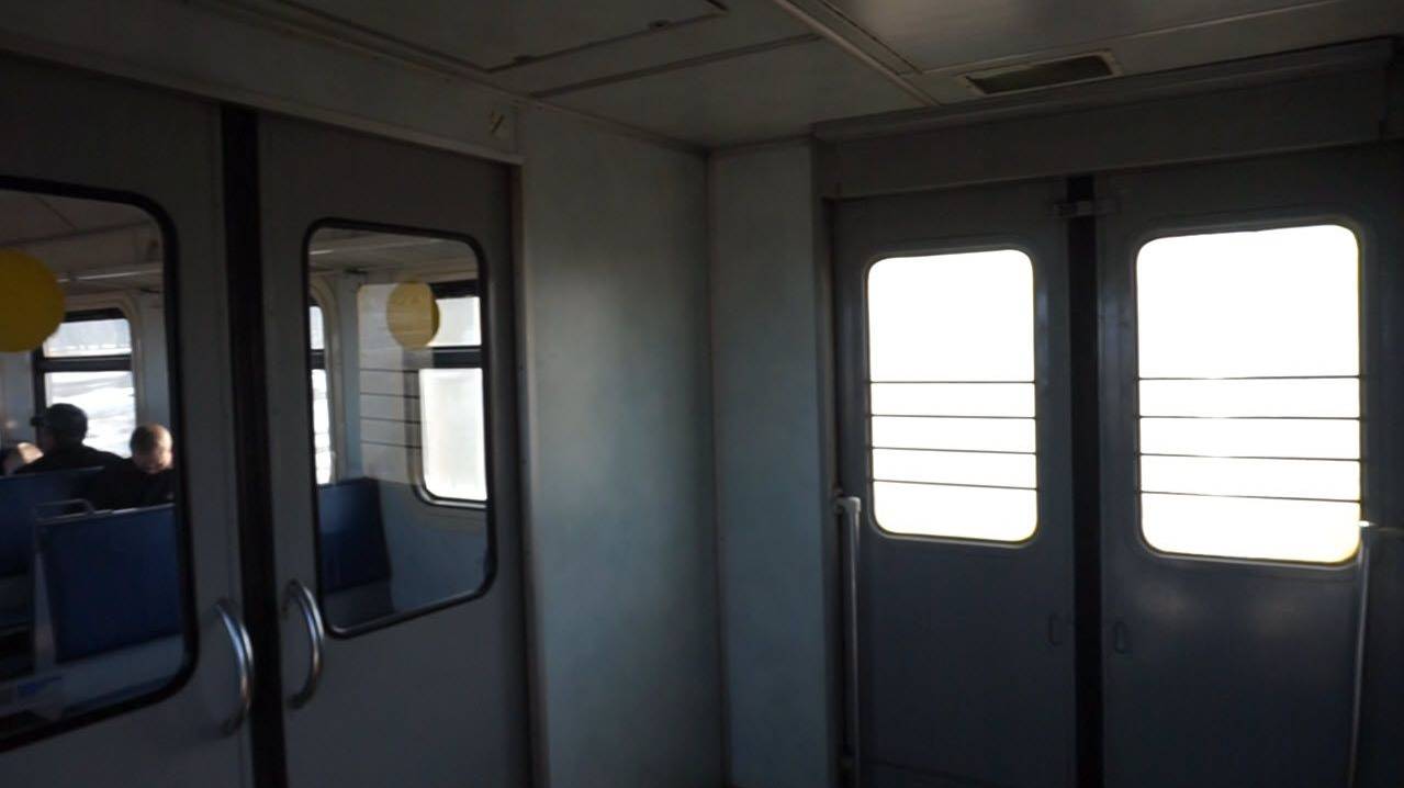 Электропоезд ЭД9М-0154. Покатушки от Луговского до Среднесибирской.