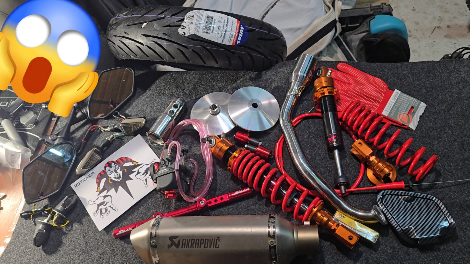 Скутерасты дуреют от этой прикормки 😱😂 +100500км/ч. Распаковка ништяков🤙 157qmj