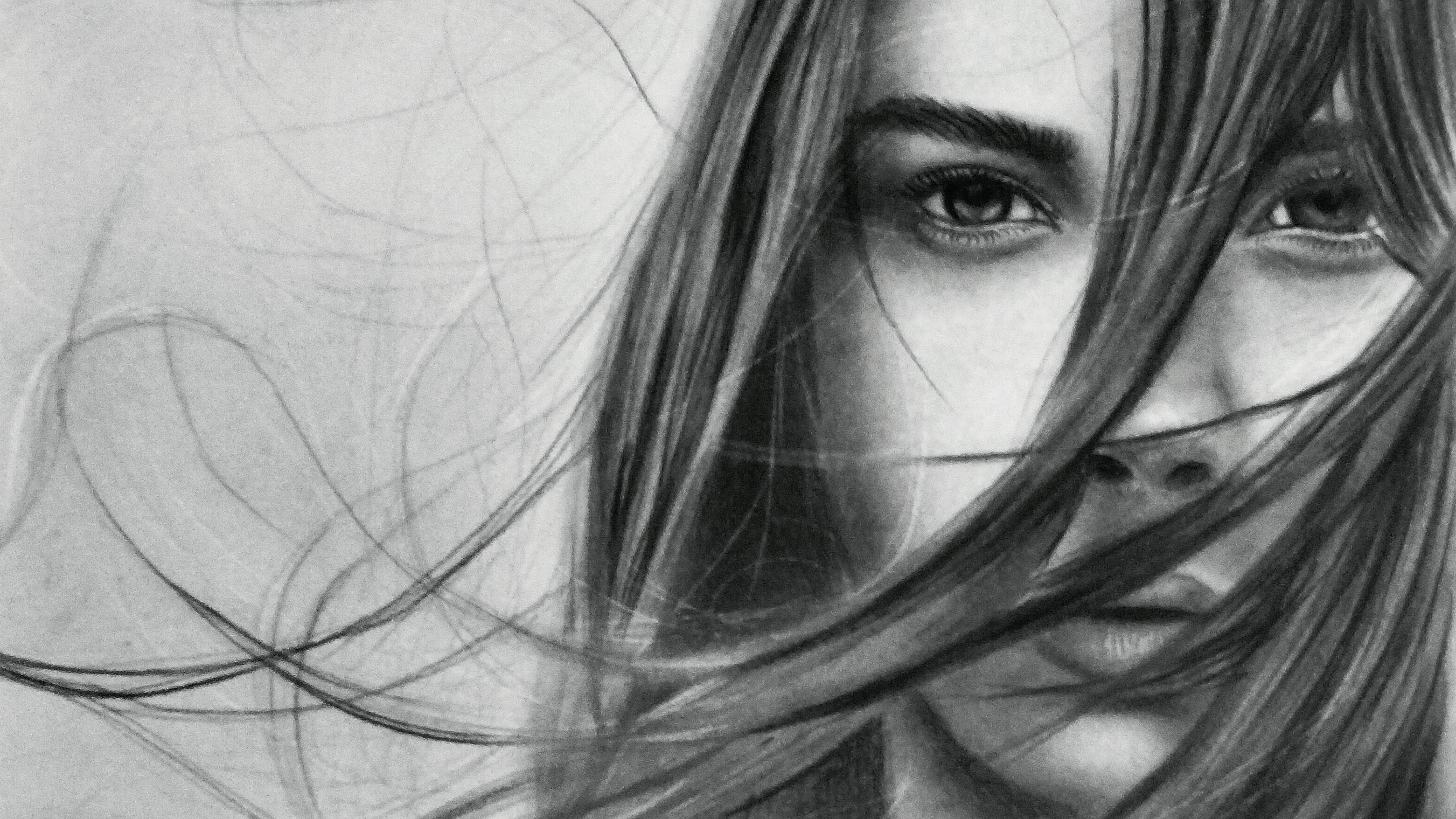 Портрет угольным карандашом ✏️