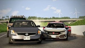 BeamNG Drive — ДТП на шоссе